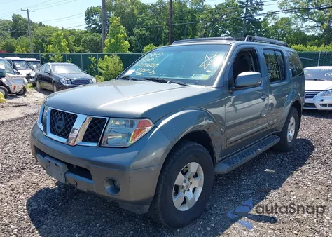 2006 Nissan Pathfinder Se из США, поврежденный, VIN 5N1AR18W56C654570